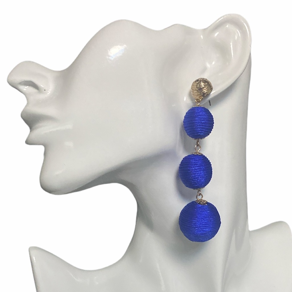 Design Lab Blue Balls drop earring 🧩